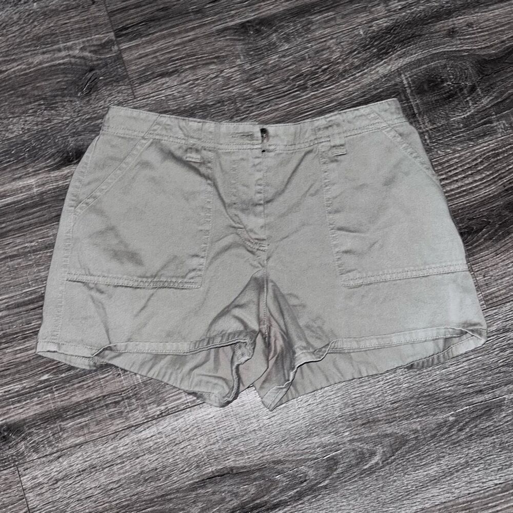 Moda international women’s shorts size s 100% cotton beige